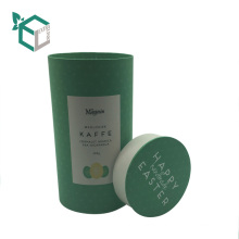 eco friendly round paper box good sealing for tea cookie coffee paper tube packaging